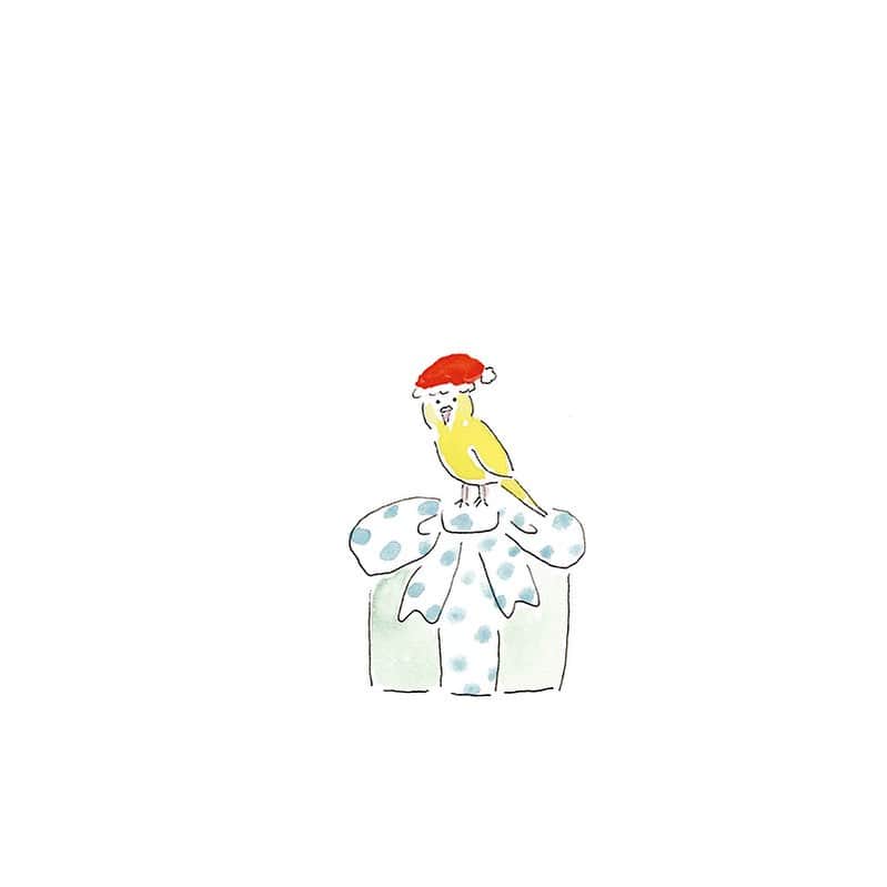 ハルペイのインスタグラム：「🌲 クリスマスプレゼント、何がいいかなあ🎁 いつもギリギリになっちゃうから、早めに考えてみようかな😚 . #なにがいいかな #🎄🎁 #あげるほうです🥲 . #harupei#ハルペイ#doodle#draw#drawing#illustrator#illustration#japan#絵#雑貨#湘南#イラスト#イラストレーター#ゆるい」