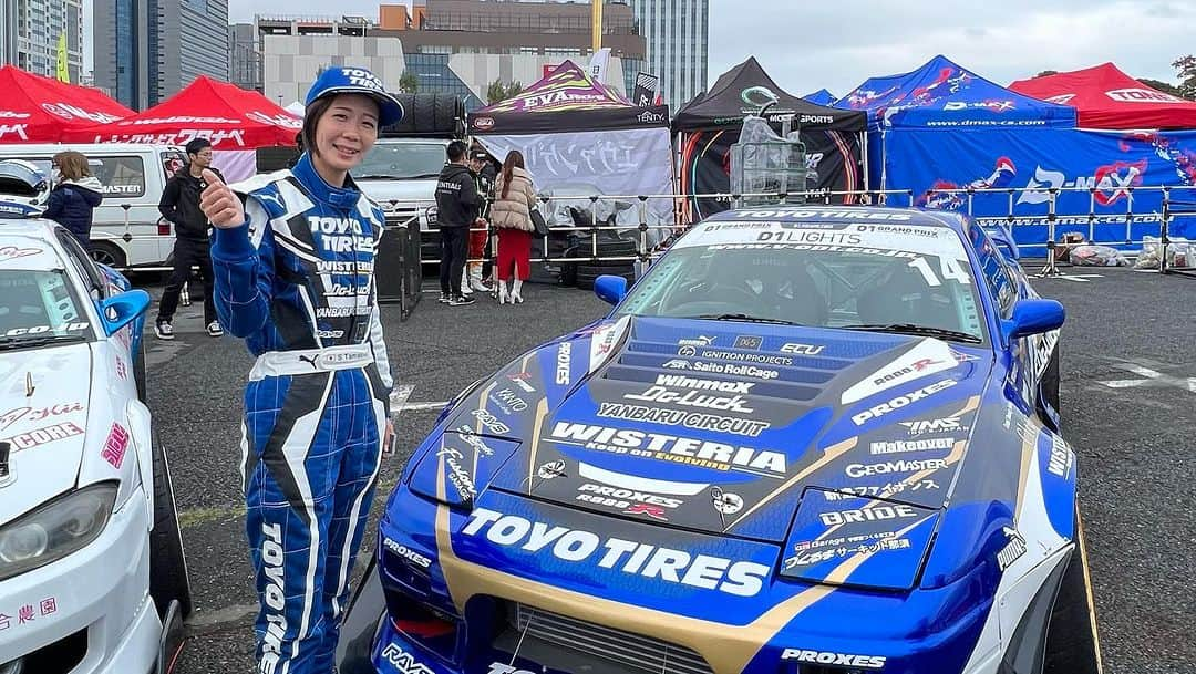 竹岡圭さんのインスタグラム写真 - (竹岡圭Instagram)「モーターファンフェスタinお台場⭐️D1GP TOKYO DRIFT👍 TEAM TOYO TIRES DRIFTはもうお祭り騒ぎ💖お台場にバッチリ青が灯りました💙 表彰台はTOYO独占‼️でした〜💙  次はBAJA1000の能戸知徳選手、そしてダカールラリーの三浦昴選手💖  私も2024年のラリー頑張るぞ💪   #トーヨータイヤ #TOYOTIRES #D1GP #チームトーヨータイヤドリフト #toyotires #proxes #r888rd #teamtoyotiresjp #teamtoyotiresdrift  #川畑真人 #藤野秀之 #松山北斗 #松井有紀夫 #長井利樹 #d1gp #tmr #wisteria #白石美音 #逢坂真希 #puma #ktc #artfactory #kanto #エスアンドカンパニー #木下隆之 #能戸知徳 #三浦昴 #玉城詩菜 #竹岡圭」11月12日 22時17分 - kei_takeoka