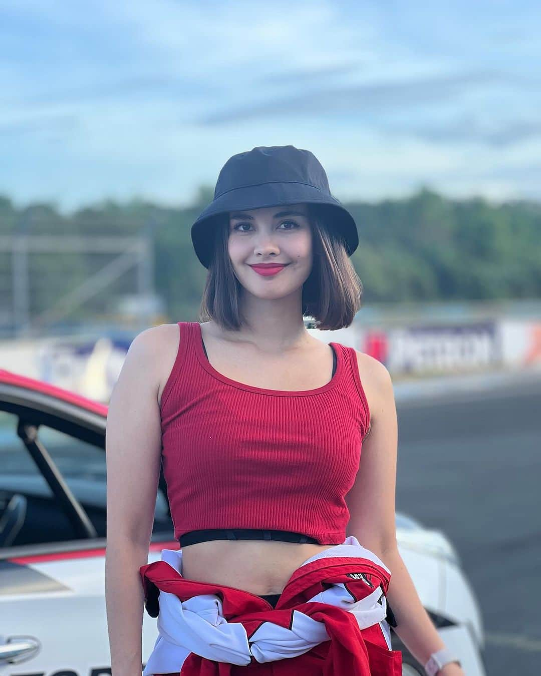 ミーガン・ヤングさんのインスタグラム写真 - (ミーガン・ヤングInstagram)「Ended the Vios Cup as a completely different person. Before getting into this, I was second guessing if I could actually do the races because I’m a scaredy cat and a slow and steady driver. All of that changed after Leg 1 and I just wanted to practice more and more before our races 😆 thank you to Toyota Motors Philippines and to @tgrphilippines for inviting me to be a part of this year’s activities. I had so much fun and met so many new people at ang saraaaap ng pa buffet nila pag race days hahahahah 😍🏁🏎️❤️‍🔥 til the next race!!!   #TGRViosCup2023  #ToyotaGazooRacing」11月12日 22時37分 - meganbata