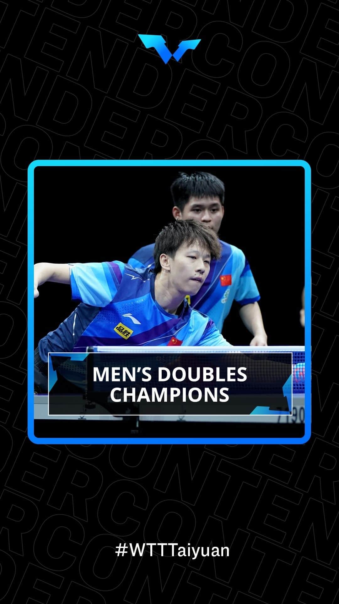 のインスタグラム：「This is how Lin Gaoyuan and Lin Shidong secured the #WTTTaiyuan Men's Doubles Champions title 👏  If you missed even a second of the #WTTContender action - catch up at YouTube.com/WTTGlobal 🎥   #TableTennis #PingPong」