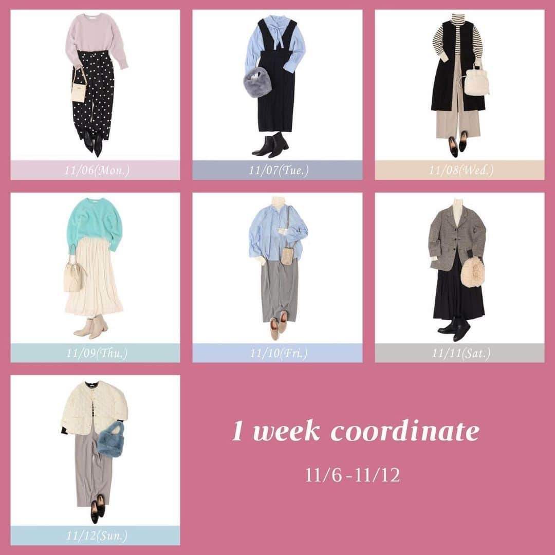 NOLLEY'S ノーリーズのインスタグラム：「【1 week  coordinate！】 ⁡ ⁡ 一週間のコーディネートを総まとめ！ ⁡ ⁡ ⁡ ーーーーーーーーーーーーーーーーーーーーーー ⁡ ⁡ 【𝖭𝖮𝖫𝖫𝖤𝖸'𝖲 公式𝗒𝗈𝗎𝗍𝗎𝖻𝖾チャンネル新動画アップ！】 ⁡ ーーーーーーーーーーーーーーーーーーーーーー 今後も楽しいコンテンツが盛り沢山です！ 是非、チャンネル登録をお願い致します✨ ーーーーーーーーーーーーーーーーーーーーーー ⁡ ⁡ ⁡ ⁡ #𝗇𝗈𝗅𝗅𝖾𝗒𝗌 #ノーリーズ ⁡ ⁡#秋コーデ#秋服 #着まわしコーデ#着まわし #大人かわいい#フェミニンコーデ #大人コーデ#ハンサムコーデ #オフィスコーデ#オフィススタイル #きちんとコーデ#キレイめコーデ #甘めコーデ#毎日コーデ #1週間コーデ」