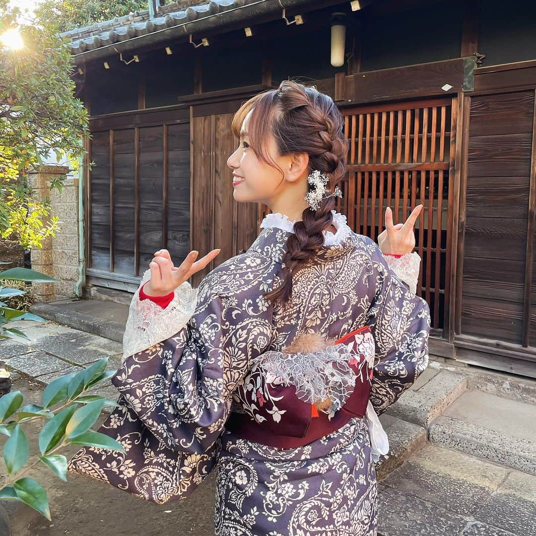 藤澤友千菜さんのインスタグラム写真 - (藤澤友千菜Instagram)「👘 ＊ お着物大好き🤍 これは年明けの撮影の時かな⁇ お着物でお出かけしたいなあ🫧🫧 ＊ #撮影 #モデル #着物 #フォロミー #ファッション #藤澤友千菜 #photography #kimono #fashion #model #followers」11月12日 22時49分 - yuchina1207