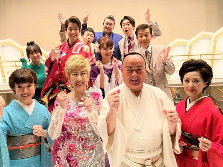 花園直道のインスタグラム：「NHK BSプレミアム「新･BS日本のうた」 ご覧いただきありがとうございました♪ 今回もまた貴重な経験をさせて頂きました😌 共演させて頂いた歌手の皆様、スタッフの皆様、そして日頃から応援してくださるファンの皆様ありがとうございました♪ #新BS日本のうた  #NHK #演歌　#歌謡曲  #荒井麻珠　さん　#池田輝郎　さん　#大沢桃子　さん #瀬川瑛子　さん #田川寿美　さん #長山洋子　さん #細川たかし　さん #三丘翔太  さん　#村木弾 さん　 （五十音順） #はたけ さん　#澤田勝秋 さん　#澤田勝成　さん #細川貴義　さん　#棚瀬敬太 さん #たかしまかんた さん #渡辺健太  アナウンサー　#花園直道 #サクラ大戦 #檄帝国華撃団　#キトアイラク」