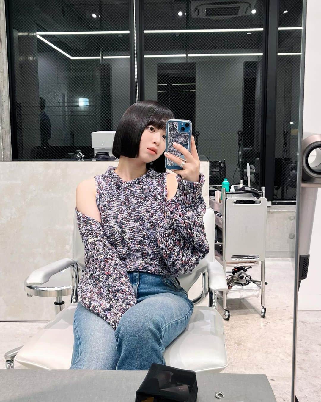 みすみのインスタグラム：「寒いからまた春に着ようかな｡ﾟ(ﾟ´ω`ﾟ)ﾟ｡」