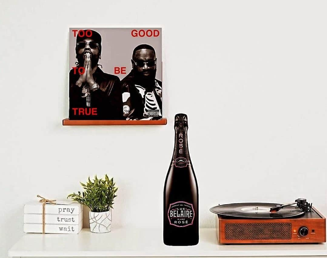 リック・ロスのインスタグラム：「‘Enjoy a bottle of the finest @officialbelaire while streaming/downloading “TOO GOOD TO BE TRUE” Rozay x @meekmill collaborative project 🔥 OUT NOW!  I WANT TO THANK THOSE WHO PLAYED A PIVOTAL ROLE ON THIS ALBUM INCLUDING @gamma FEATURES PRODUCERS ENGINEERS DJS DIRECTORS BLOGS AND THE ONES WHO MAKE IT ALL HAPPEN THE #FANS #MMG」