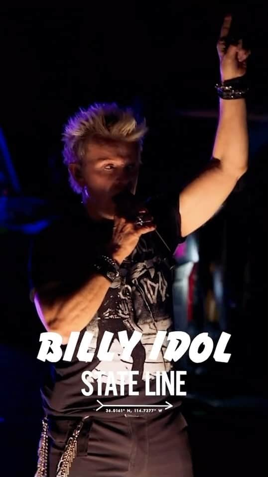 ビリー・アイドルのインスタグラム：「👊🏼More More More on the big screen! ‘Billy Idol: State Line’, featuring a raucous full band show with special guests + and an acoustic “duo” performance by Billy & Steve premieres in theaters in the U.S. on Nov 15 & 19 and in the U.K. on Nov 14! Use links in bio for U.S. and U.K. tickets & showtimes!」