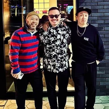 DJ SANCONのインスタグラム：「Kyoto Express 楽しかった😄✌️ みんな同じ写真やし大きくアップしときます！笑  thank you my brothers w/ @djmikado @ulticutups  #essentialkyoto #エッセンシャル京都 #kyotoparty #kyotonightlife  #japanparty #hiphopjapan #kyotohiphop #kyotohiphoppary」