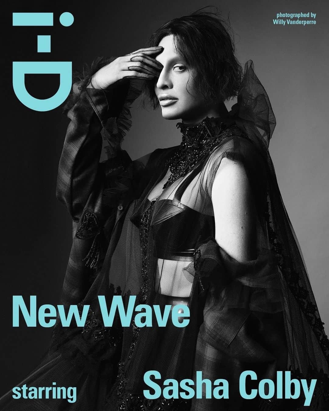 Maison Margielaのインスタグラム：「Sasha Colby in #MaisonMargiela Co-Ed Collection 2023 by @JGalliano on the cover of @i_D Photography @willyvanderperre Styling #OliverRizzo Editor-in-Chief @alastairmckimm Creative Director @jonnylu Hair @louisghewy Make-up @prestonmakeup Nail technician @chloeunguyen Casting Director @samuel_ellis」