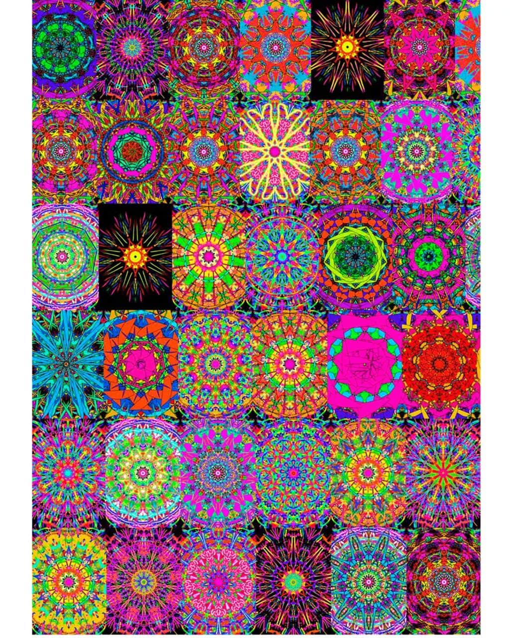 テート・ギャラリーさんのインスタグラム写真 - (テート・ギャラリーInstagram)「Happy Diwali! 🌟 A celebration of love, light and art, Pyar hi Pyar is a kaleidoscopic iPad painting made in 2021 by @ChilaBurman. A patchwork of vivid patterns, the title can be translated as ‘love, only love’. 💕  🪔🕯️🎆 Diwali is a celebration of new beginnings. The festival celebrates good over evil and light over darkness. The word #Diwali means 'a row of lights', and people who celebrate the festival often decorate their homes and set off brightly coloured fireworks.  Pyar hi Pyar is available to gift as a print or postcard set from @TateShops. ✨ #Diwali2023」11月13日 0時49分 - tate