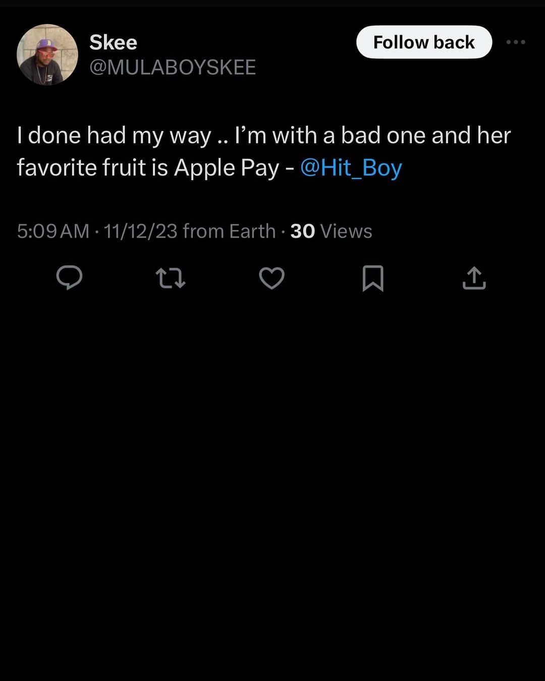 Hit Boyさんのインスタグラム写真 - (Hit BoyInstagram)「“Her favorite fruit is apple pay”. A$AP Chauncey」11月13日 1時10分 - hitboy