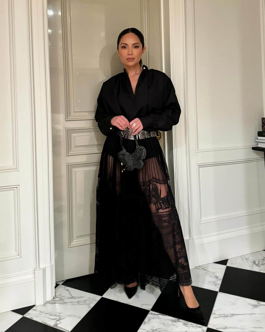 Marianna Hewittのインスタグラム：「@baby2baby gala in @dior resort 2024」