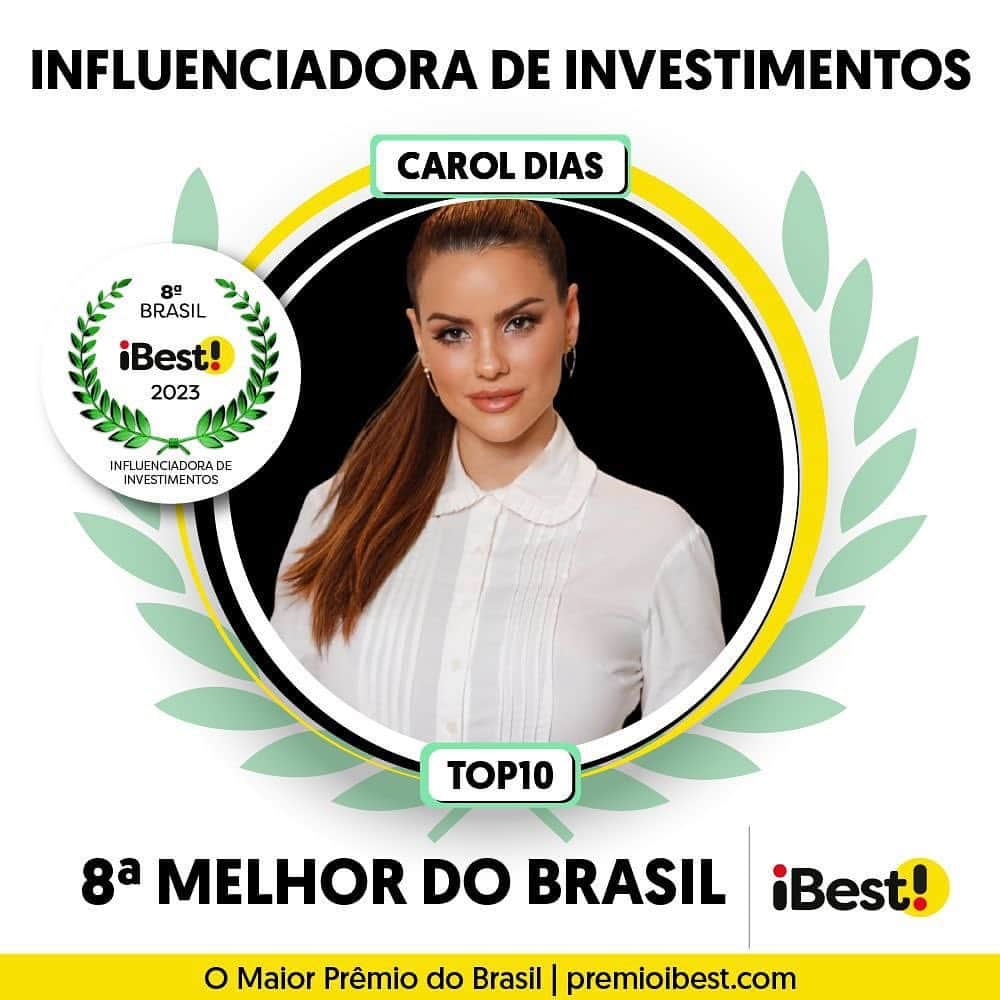 Carol Diasのインスタグラム：「Obrigada por isso. Me sinto muito feliz e honrada em ficar nesse lugar por um prêmio tão bacana @premioibest   Obrigada por vocês que confiam em mim e sempre me apoiam. Isso é ESSENCIAL para mim.   Contem sempre comigo para voar cada vez mais longe!   Voa Brasil 🇧🇷🚀」