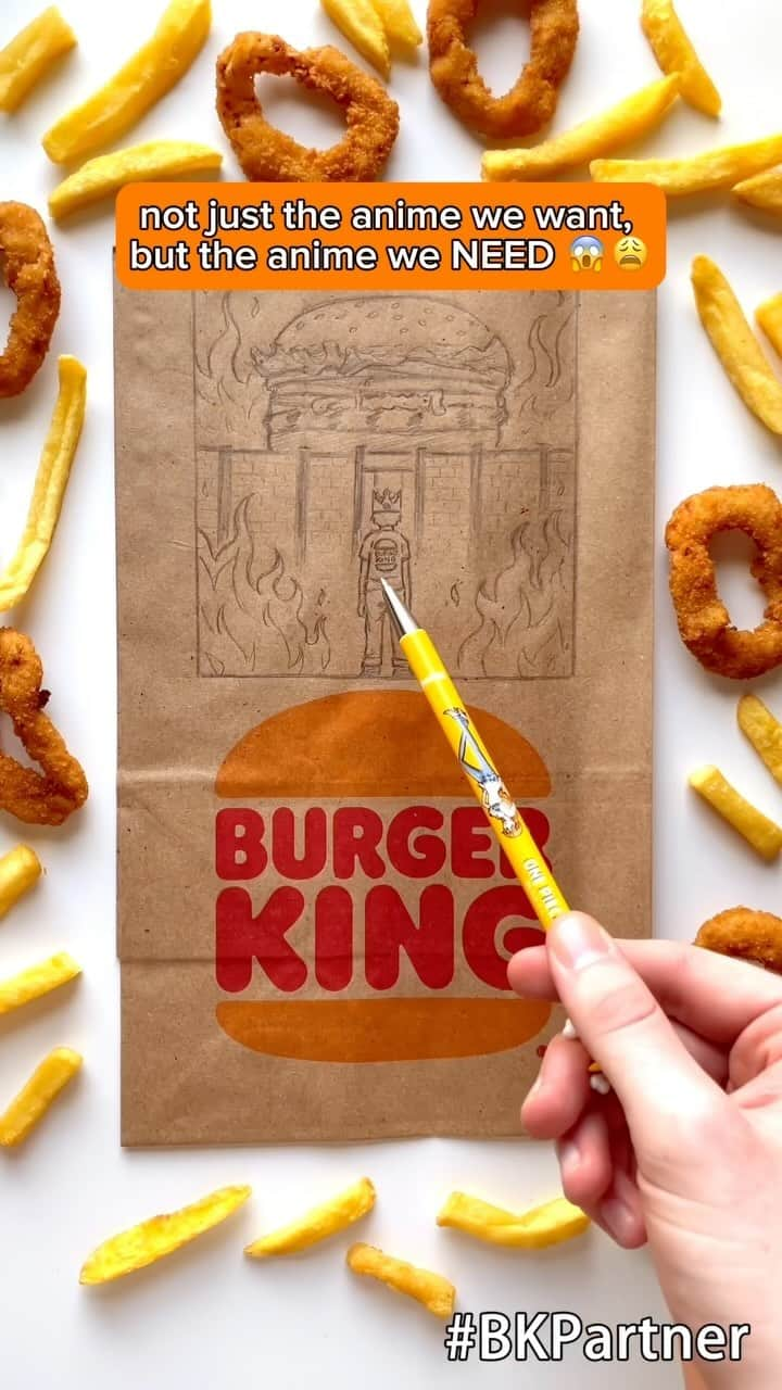 バーガーキングのインスタグラム：「a colossal Whopper is no match for a colossal appetite   #BKPartner」