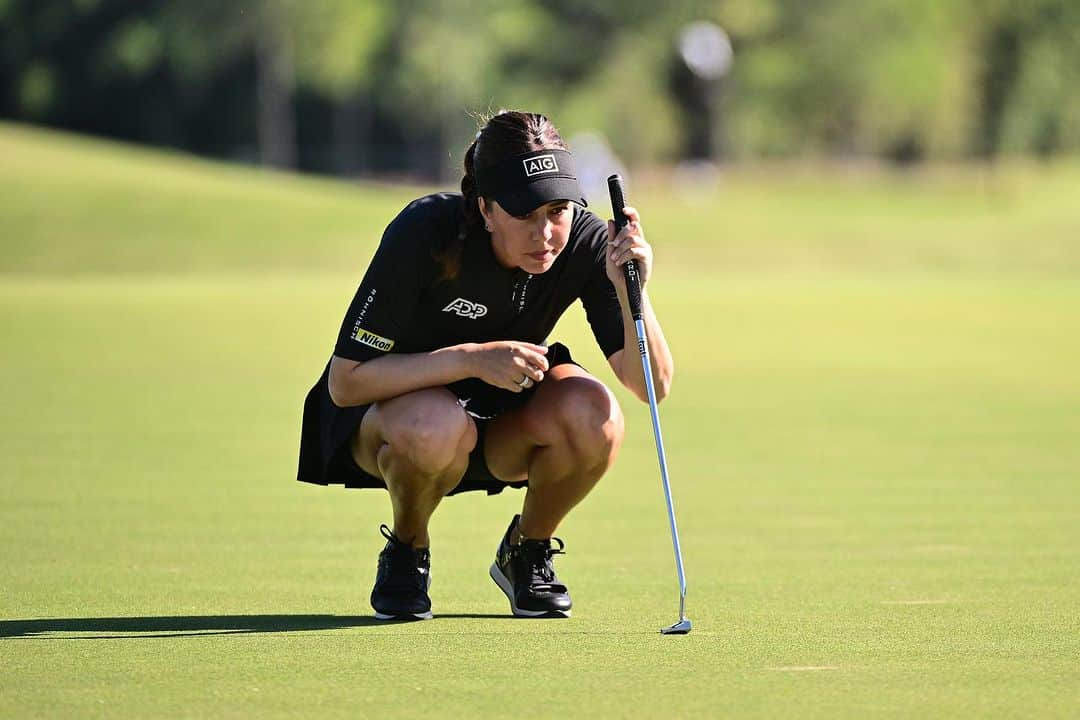 ジョージア・ホールのインスタグラム：「Really enjoyed my 1st time playing @theannikalpga and staring down those putts 👀🤣 Excited for final event of the season @cmegrouptourchamp 💪🏼」