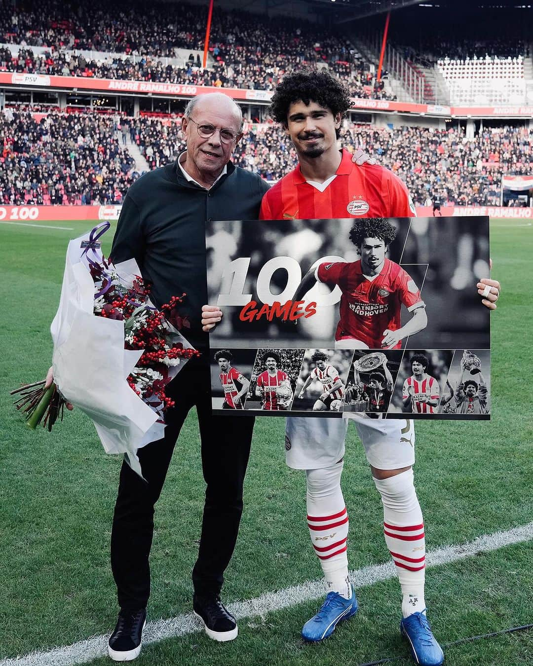 アンドレ・ラマーリョのインスタグラム：「Another important win and clean sheet before the international break.  Let’s go! 💪 . . With the President @martjevdh ❤️」