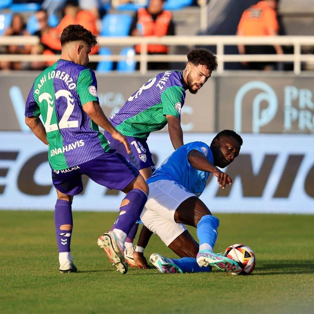 マラガCFのインスタグラム：「🎙️ Dani Sánchez: “El equipo ha dado la cara, se merecía los tres puntos”  🗣️ “Es muy importante no perder, pero, sobre todo, estar dolido por no habernos llevado la victoria”  #IbizaMálaga」