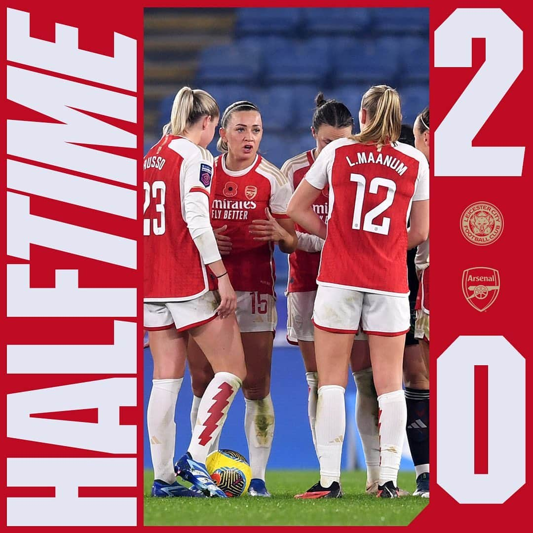 Arsenal Ladiesさんのインスタグラム写真 - (Arsenal LadiesInstagram)「All to do in the second half.」11月13日 4時38分 - arsenalwfc