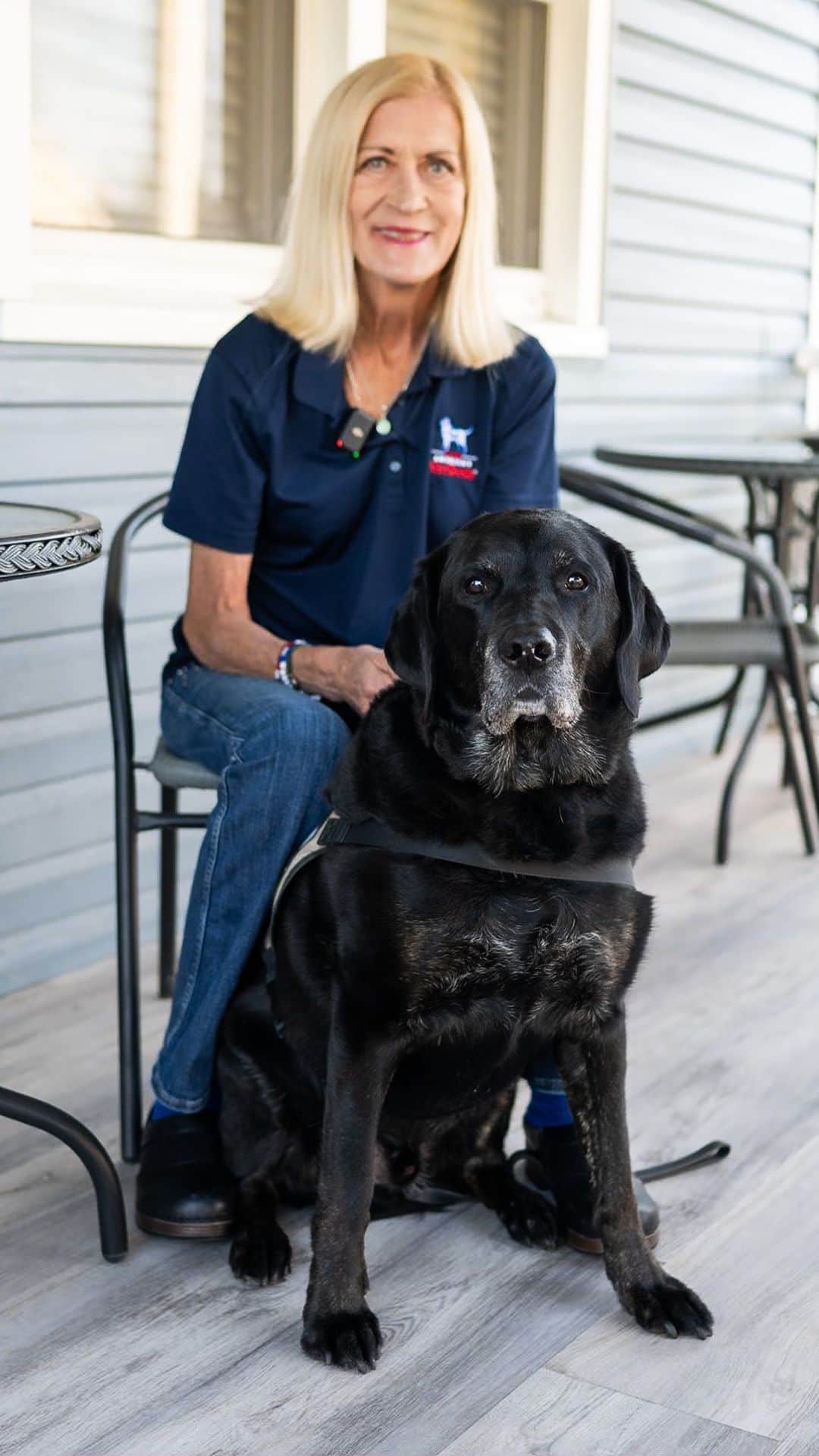 The Dogistのインスタグラム：「Eddie & Sharon Rinier, Labrador Retriever and Retired U.S. Army RN, Keyport, NJ • Thanks to your support, we’ve already raised over $15,000 with @gofundme for @americasvetdogs! Let’s keep the support coming! Next in our series, I visited Sharon and her service dog, Edward (but he goes by Eddie), to learn about her role as a nurse in the army for 10 years, the difficulties she faced when reintegrating back to civilian life after her deployment in Iraq, and how Eddie has stayed by her side through it all.   America’s VetDogs’ mission is to help those who have served our country honorably live with dignity and independence. They raise, train, and place assistance dogs for veterans with physical disabilities; guide dogs for individuals who are blind or have low vision; service dogs to help mitigate the effects of post-traumatic stress disorder; and facility dogs as part of the rehabilitation process in military and VA hospitals. These dogs immeasurably change the lives of the veterans who are lucky enough to receive them, often supplanting the need for many pharmaceuticals.   Each dog costs about $50,000 from start to finish, and they provide these dogs at no cost to the veterans. Veterans consistently turn to GoFundMe for help affording and caring for service dogs - a cause that is not currently supported by the VA.   If you’re able to, please help support their mission with a donation as a Thank You For Your Service. Link in bio. #SponsoredByGoFundMe #paidpartnership」