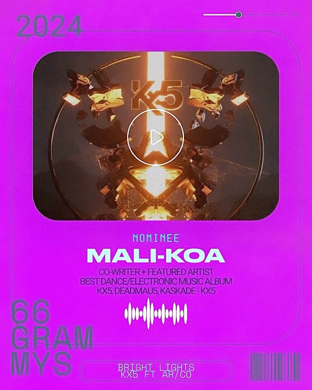 Mali-Koa Hoodのインスタグラム：「Grammy nominated songwriter 😭 Look, I’m from a small suburb called Mt Druitt in Sydney and from a big Maōri family so I feel like it’s important to celebrate things when they come up. I’m a better writer and person for being encouraged, bettered and challenged (mostly not winning) by @leostannard everyday. ♥️  I’m unpublished and always have been. Thankyou to anyone who has opened a door for me.   thanks to @kx5 @kaskade @deadmau5 for having us on your album @bynonofficial for making this happen !!! @chantmc for pushing me and making me a believer @markmahogany ♾️ x」