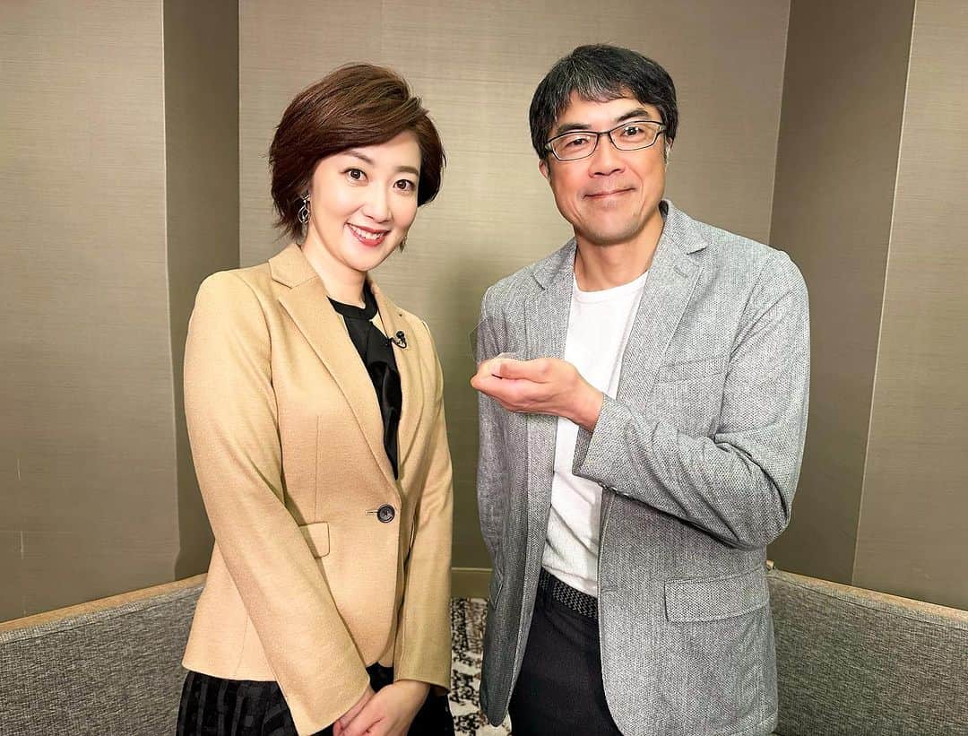 のインスタグラム：「今日は、朝から半導体の国際会議の取材に行ってきました。大阪大学の森勇介教授は窒化ガリウムの分野では日本が世界のリーダー的存在になると確信されていました‼︎」
