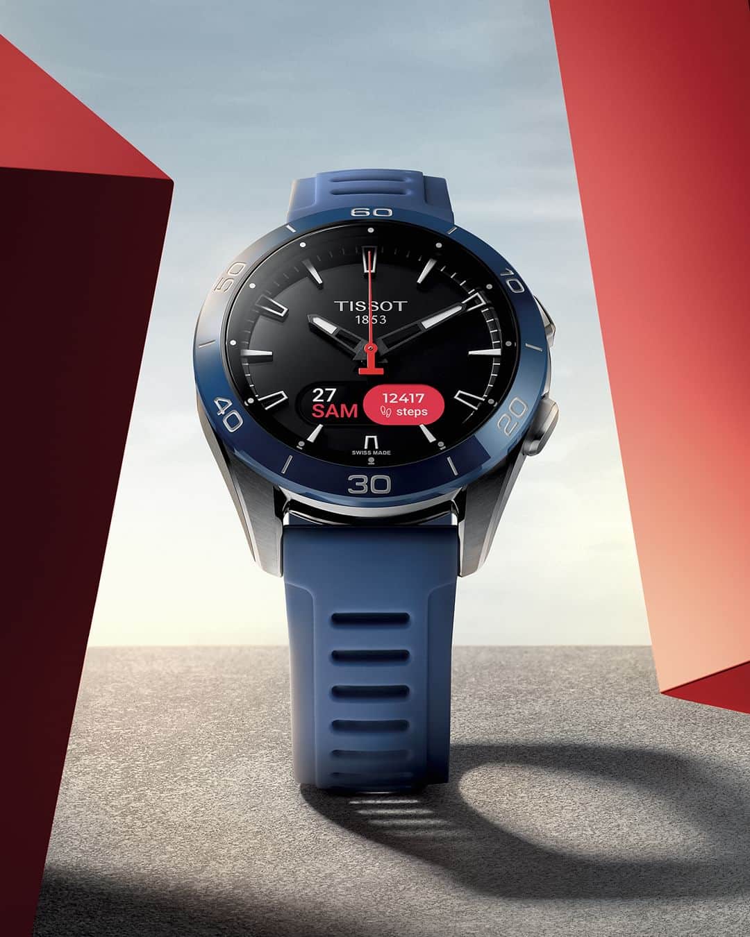 ティソのインスタグラム：「Time, Pulse, Passion. Craftsmanship meets Connectivity. Available on November 15th, exclusively in Switzerland. #Tissot #TTouch」