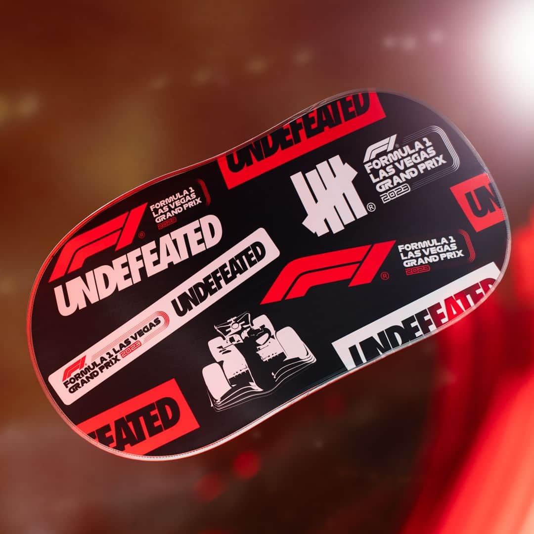 UNDFTDさんのインスタグラム写真 - (UNDFTDInstagram)「UNDEFEATED x Formula 1 Las Vegas Grand Prix  The UNDEFEATED x F1 LVGP Magnet Set, Sticker Pack and Allover Sunshade.   The Magnet Set is a set of 3 acrylic magnets with printed UNDEFEATED x F1 artwork and a thick acrylic coating, and the Sticker Pack consists of 7 vinyl stickers with laminated and printed UNDEFEATED x F1 artwork. The Allover Sunshade Allover Sun Shade is made of nylon with screen printed UNDEFEATED and F1 logos throughout.  Available Monday, 11/13, at 11am at all UNDEFEATED Chapter Stores and 8am PST at Undefeated.com」11月13日 8時00分 - undefeatedinc