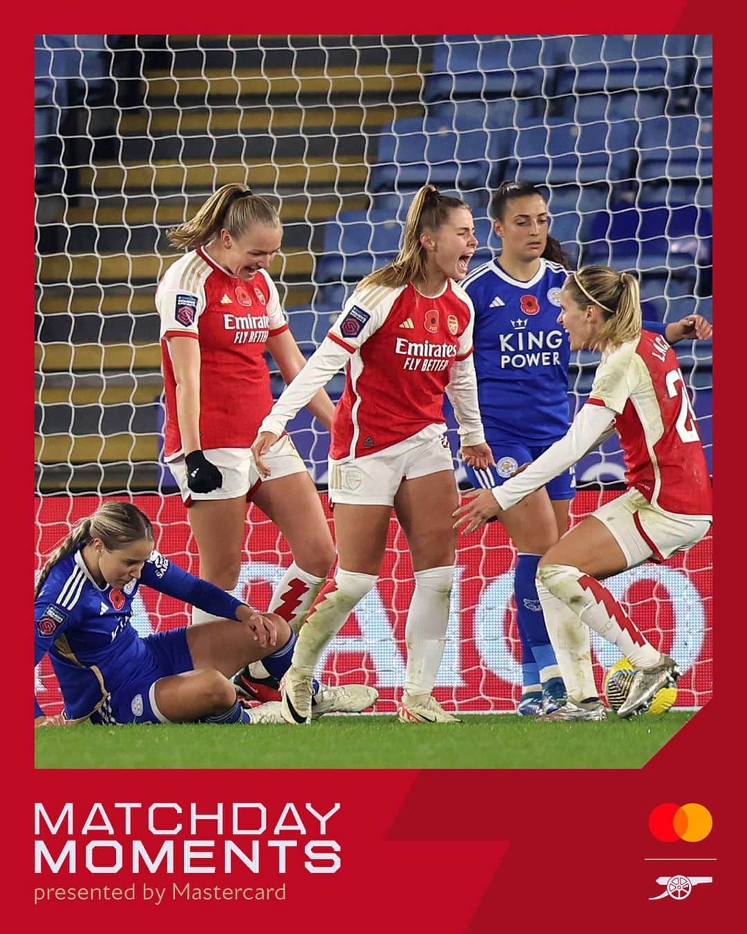 Arsenal Ladiesのインスタグラム：「The moment @victoriapelova completed our comeback 🤩  🤝 @mastercarduk」