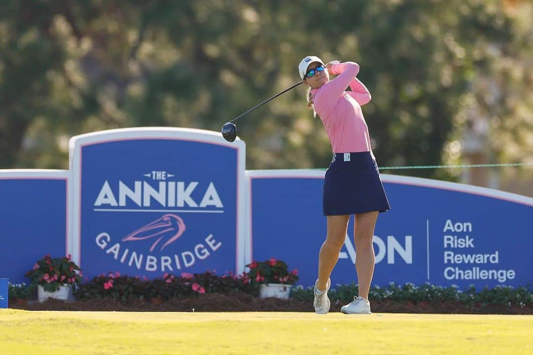 ジョディー・エワート・シャドフのインスタグラム：「Thank you @annikas59 @theannikalpga for an incredible week and amazing test of golf! Always one of my favorite stops! Next > @cmegrouptourchamp 🤩 @onceuponacoconut @foraygolfusa @flightscopegolf @bettinardigolf」