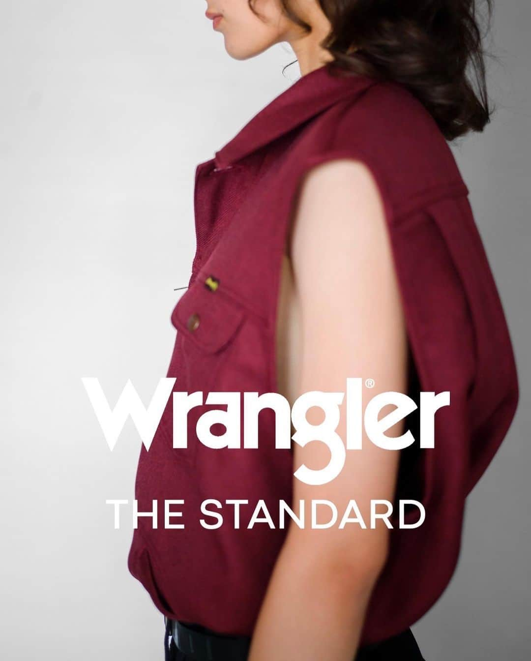 WEGOスタッフスナップのインスタグラム：「ㅤㅤㅤㅤㅤㅤㅤㅤㅤㅤㅤ ▪︎THE STANDARD別注Wrangler vest ¥8,799(tax in) color:dark green/wine/black size:S/M/L ▪︎THE STANDARD別注Wrangler pants ¥7,699(tax in) color:dark green/wine/black size:S/M/L  _ #THESTANDARD #ザスタンダード #wrangler」