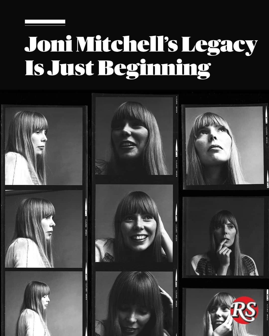 Rolling Stoneのインスタグラム：「@jonimitchell has been on this planet for 80 years, but the culture at large has only started to truly appreciate her the way she deserves in the last five. Rolling Stone's @angiemartoccio explains at the link in bio. 📷 Jack Robinson/Hulton Archive/Getty」