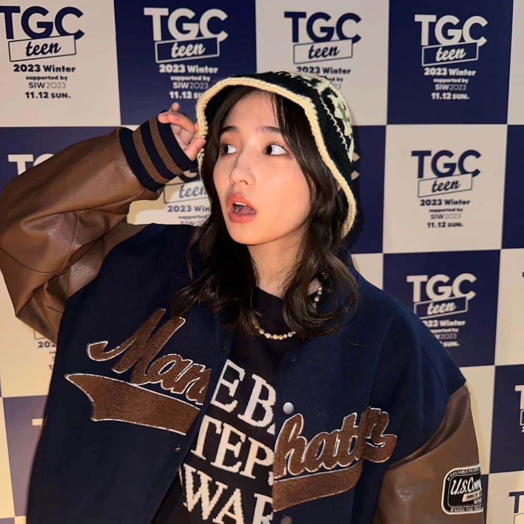 トメイトゥのインスタグラム：「【TGCteen2023winter】 TGCteenありがとうございました！ 可愛い制服や、WEGOの服を来て ランウェイを歩けたことがとても嬉しく思います！  来てくれた子達、画面越しに見てくれてた子達 ありがとうございました！」