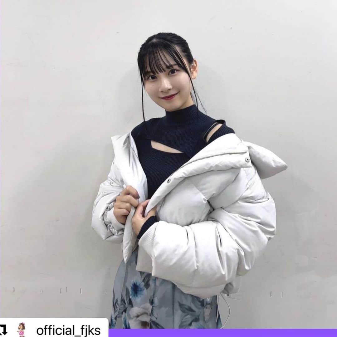 坊迫咲藍のインスタグラム：「TGC teen 2023 winter に出演させて頂きました🩵  貴重な経験をさせて頂きありがとうございました😭👀  とても楽しく歩けました👣⸒⸒  また出れるようにこれからも頑張ります🎀🎌   #tgc  #tgcteen  #mercuryduo  #オールナイトフジコ  #フジコーズ  #笠野咲藍」