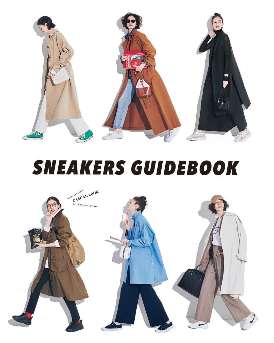 GISELe編集部のインスタグラム：「⠀ SNEAKERS GUIDEBOOK  ⠀  #GISELe #GISELeMAGAZINE #winteroutfit #winterfashion #winteroutfitideas #winterinspo #winter #dailylook #dailystreetlooks #outfitinspo #outfitinspiration #dailylook #dailyfashionideas #dailyfashioninspo #styleinspiration #styleinspo #sneakers #sneakersaddict #sneakerspics #sneakerhead #skeaker #スニーカー #スニーカーコーデ #秋コーデ #冬コーデ」