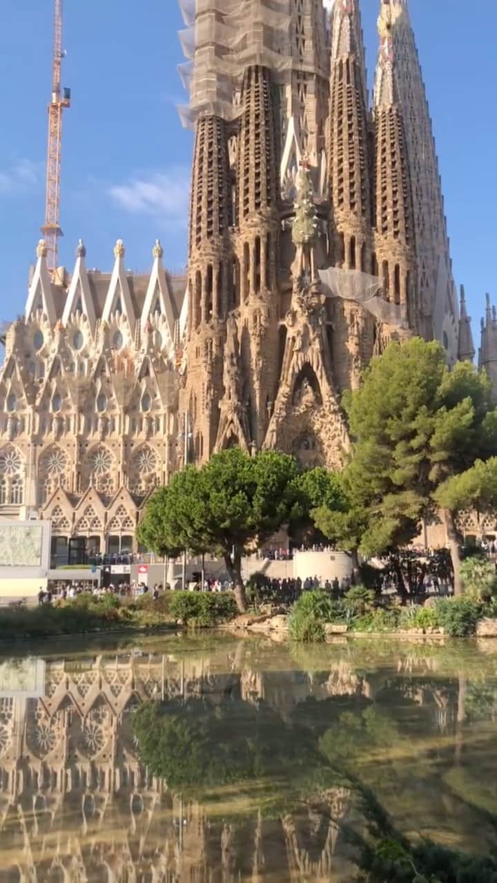 榊山敬代のインスタグラム：「🇪🇸… ・ 2023年のサグラダ ファミリアへの巻  長い動画ですが全体の 雰囲気を記念に記録し てみましたがまだまだ 見所が満載なのでした  #サグラダファミリア #SagradaFamília #ガウディ #AntoniGaudíi  #スペイン #Spain #バルセロナ #Barcelona #海外旅行 #旅行 #旅 #芸術  #アート #ART #travel #人生思い出づくり #毎日がスペシャル  #旅スタグラム #たびすたぐらむ #動画 #Movie #音楽 #music」