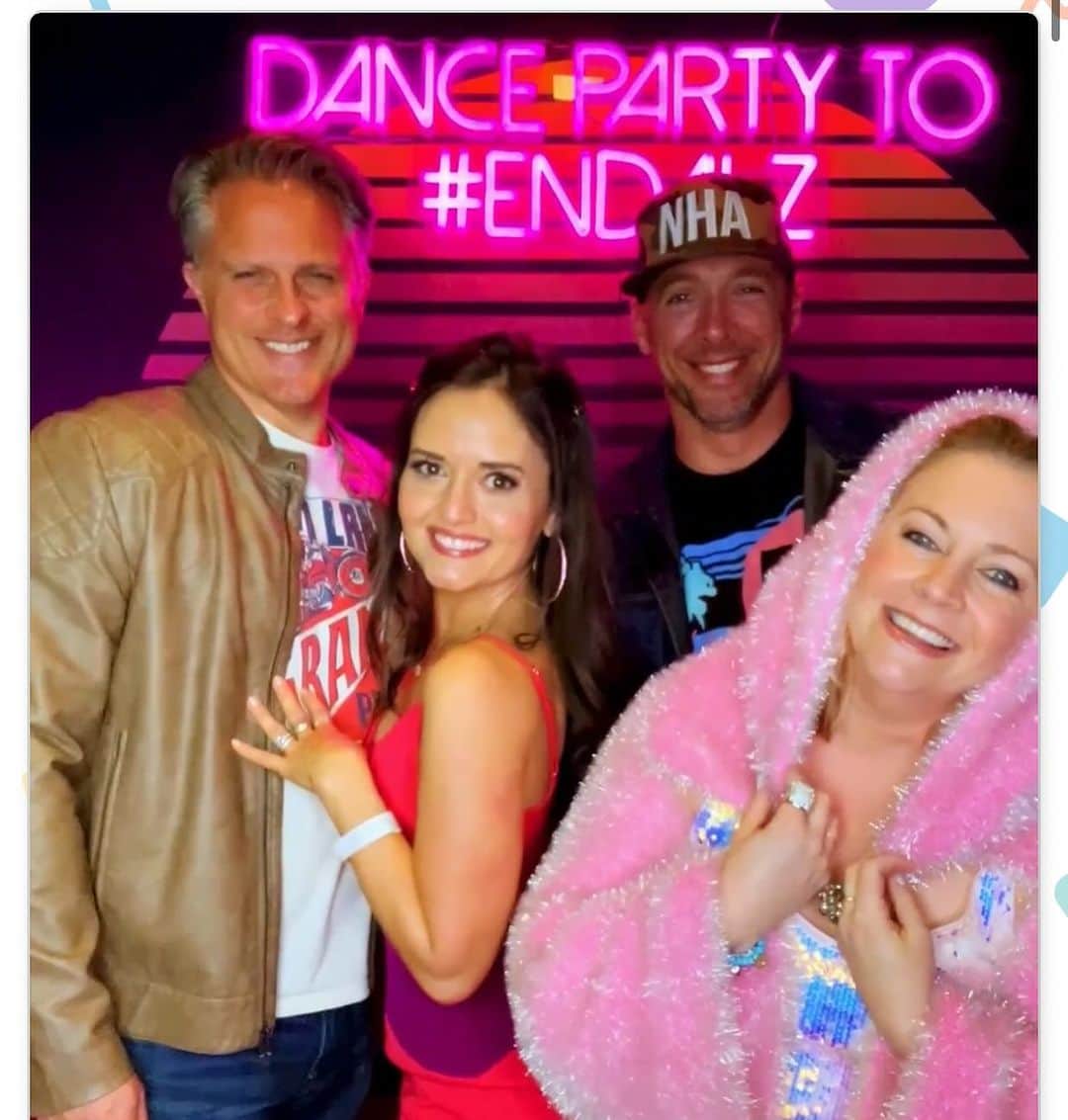 メリッサ・ジョーン・ハートのインスタグラム：「What a fun and important night raising money with a #DancetoEndAlz. More to come tomorrow after I rest my head and feet!」