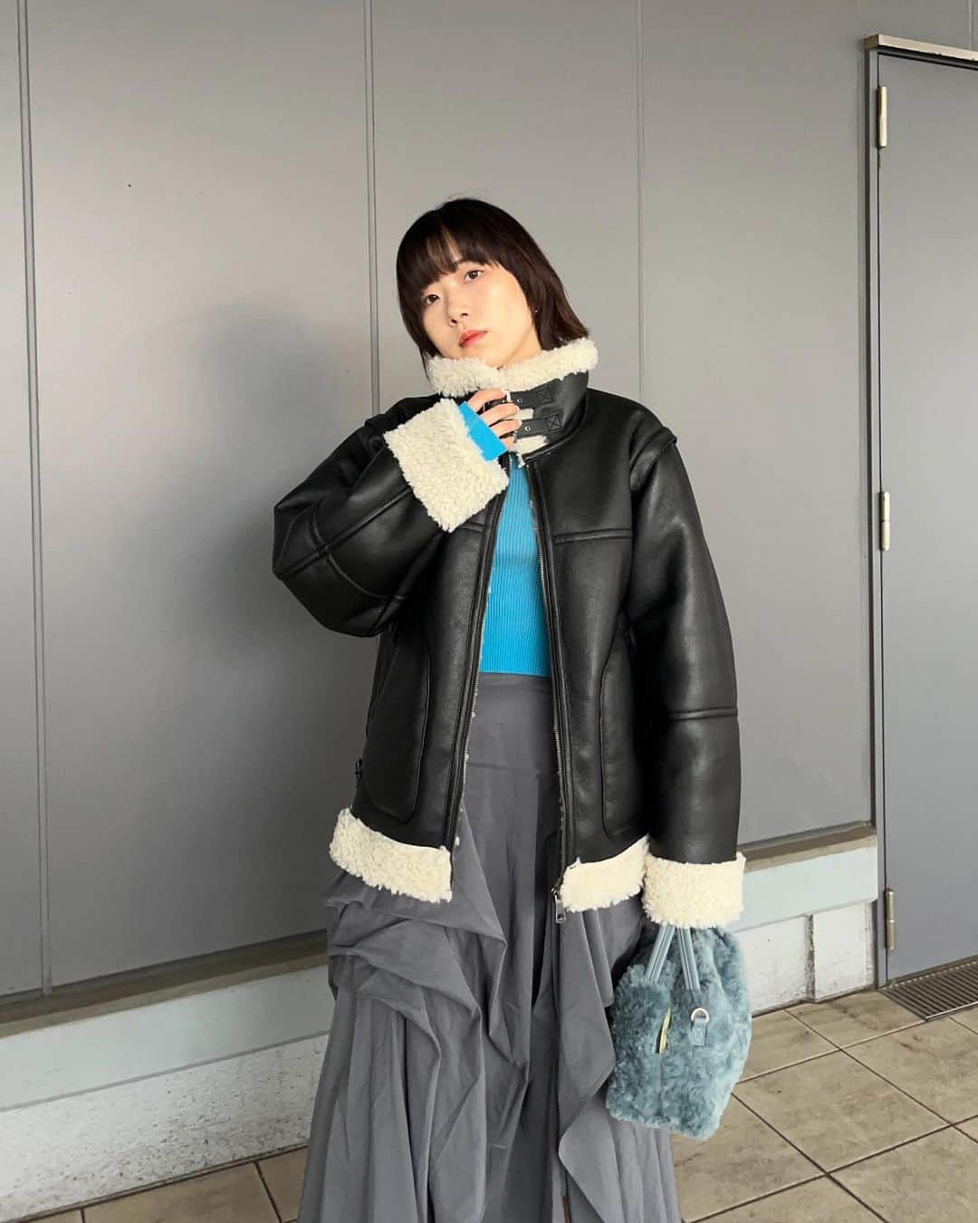 SHEL’TTERさんのインスタグラム写真 - (SHEL’TTERInstagram)「ㅤㅤㅤㅤㅤㅤㅤㅤㅤㅤㅤㅤㅤ ▶︎MEIKA from HAKATA HANKYU 【164㎝】 ━━━━━━━━━━━━━━━  ■2WAY STAND N/C B-3 (SLY) ■SEAM COLOR CROP RIB TOPS (SLY) ■HW DRAPE DESIGN SK (SLY) ■ECO FUR 2WAY MINI TOTE BAG (SHEL'TTER SELECT)  ¥5,390(tax in) ■NIKE WMS CORTEZ SE (SHEL'TTER SELECT) ¥11,000(tax in)  ※店舗により取り扱いアイテムや入荷状況が異なります。お近くのSHEL'TTER店舗までお問い合わせ下さいませ。  ━━━━━━━━━━━━━ #SHELTTER #TheSHELTTERTOKYO #SHOPSTAFF #SHELTTERSELECT #SLY #NIKE」11月13日 13時12分 - sheltter_official