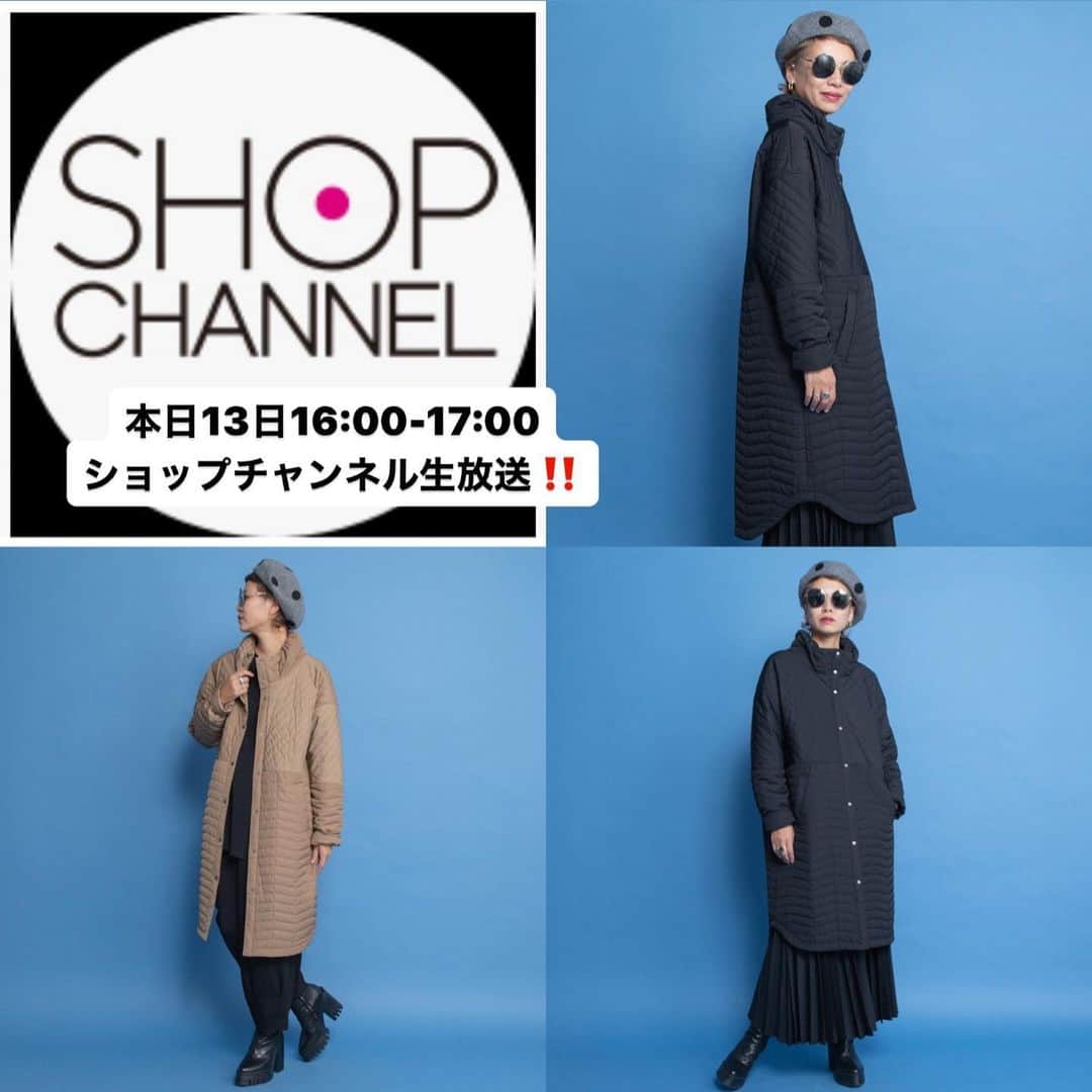 森本容子のインスタグラム：「本日13日16:00-17:00 ショップチャンネル生放送‼️ 今すぐ使える💛アイテムご紹介です。ぜひ！」