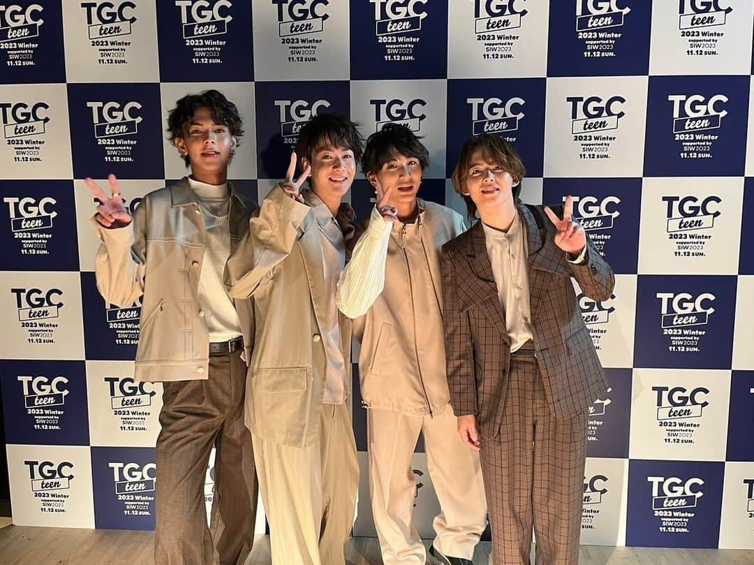 久保田燦さんのインスタグラム写真 - (久保田燦Instagram)「Tgcteen2023winter ありがとうございました😋  ネタ抜きで1番やったんじゃないかレベルで歓声凄くて嬉しかったよ🤩  #tgcteen #tgcteen2023winter  #tgc」11月13日 13時58分 - ku_sanza08