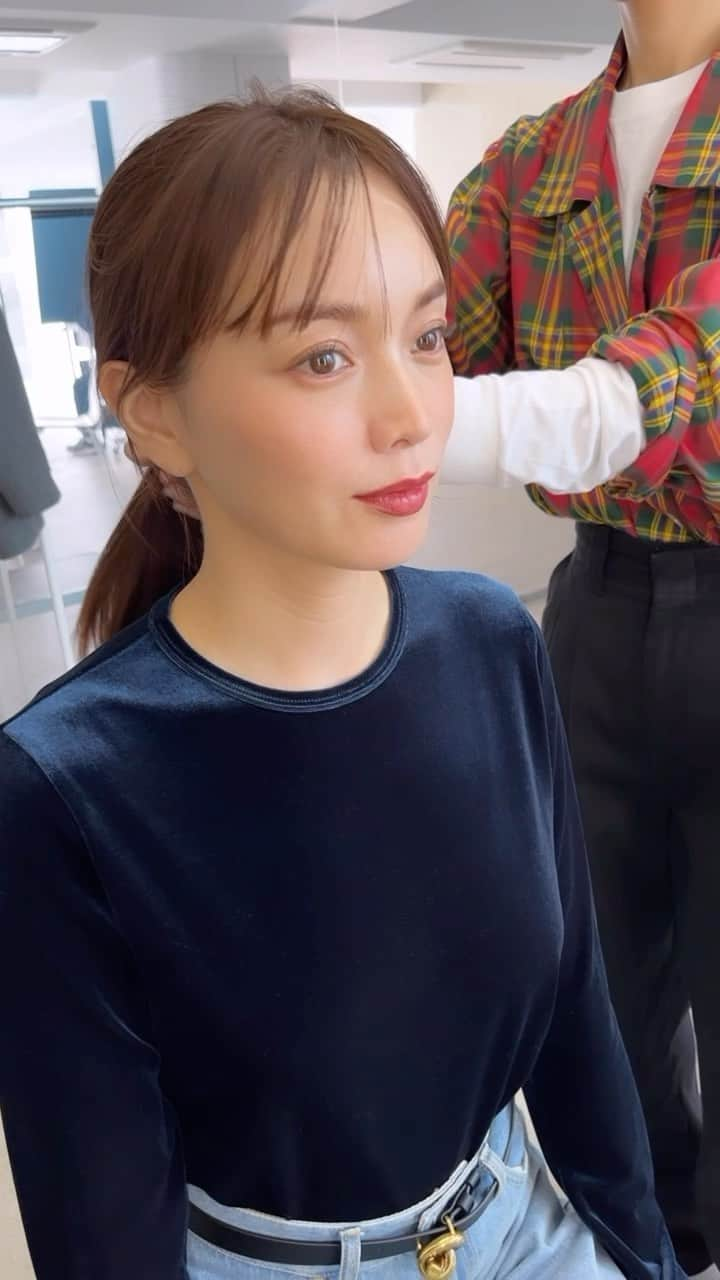 蛯原友里のインスタグラム：「撮影終わり〜♡」