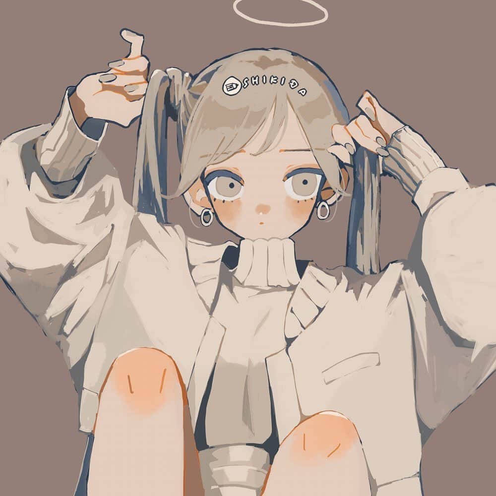 色田のインスタグラム：「white ring  #illustration #art #イラスト #イラストレーター #イラストレーション #いらすとぐらむ」