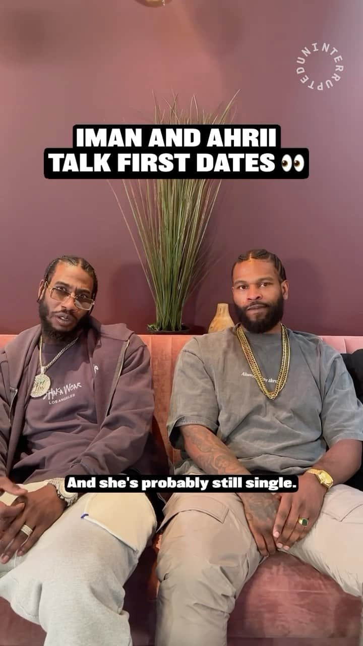 イマン・シャンパートのインスタグラム：「Pulled the “unacceptable first dates” list up for ’em. 🤣 @imanshumpert @ahriishumpert」