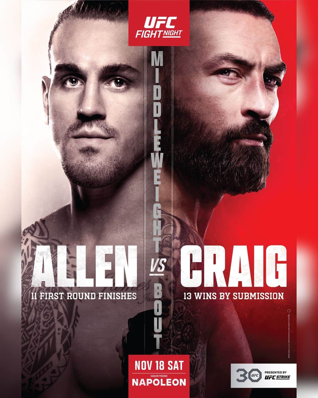 UFCのインスタグラム：「We're finally back in Vegas! 🤩  The #UFCVegas82 poster has landed!」