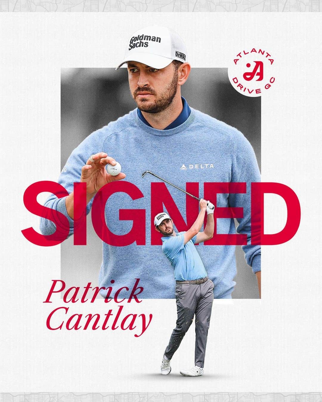 パトリック・キャントレーのインスタグラム：「2021 PGA TOUR Player of the year. 2021 FedExCup Champion. 8 PGA TOUR victories.」