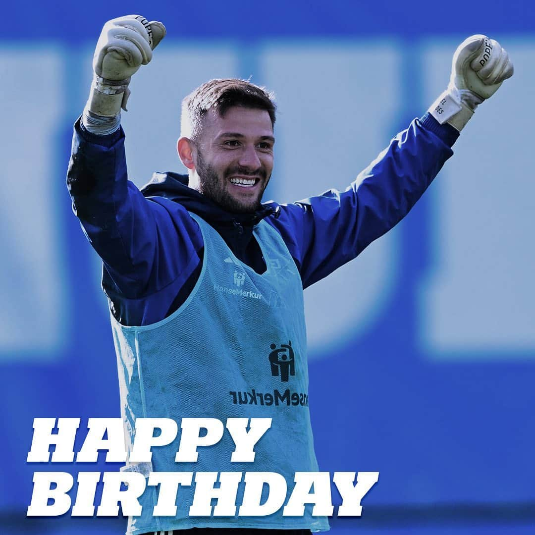 ハンブルガーSVのインスタグラム：「Happy Birthday, Ferro! 🎉   Wir gratulieren unserer Nummer 1️⃣ @d.h_fernandes herzlich zum 31. Ehrentag! 🤝💙  #nurderHSV #HappyBirthday 📸 @witters_sportfotografie」