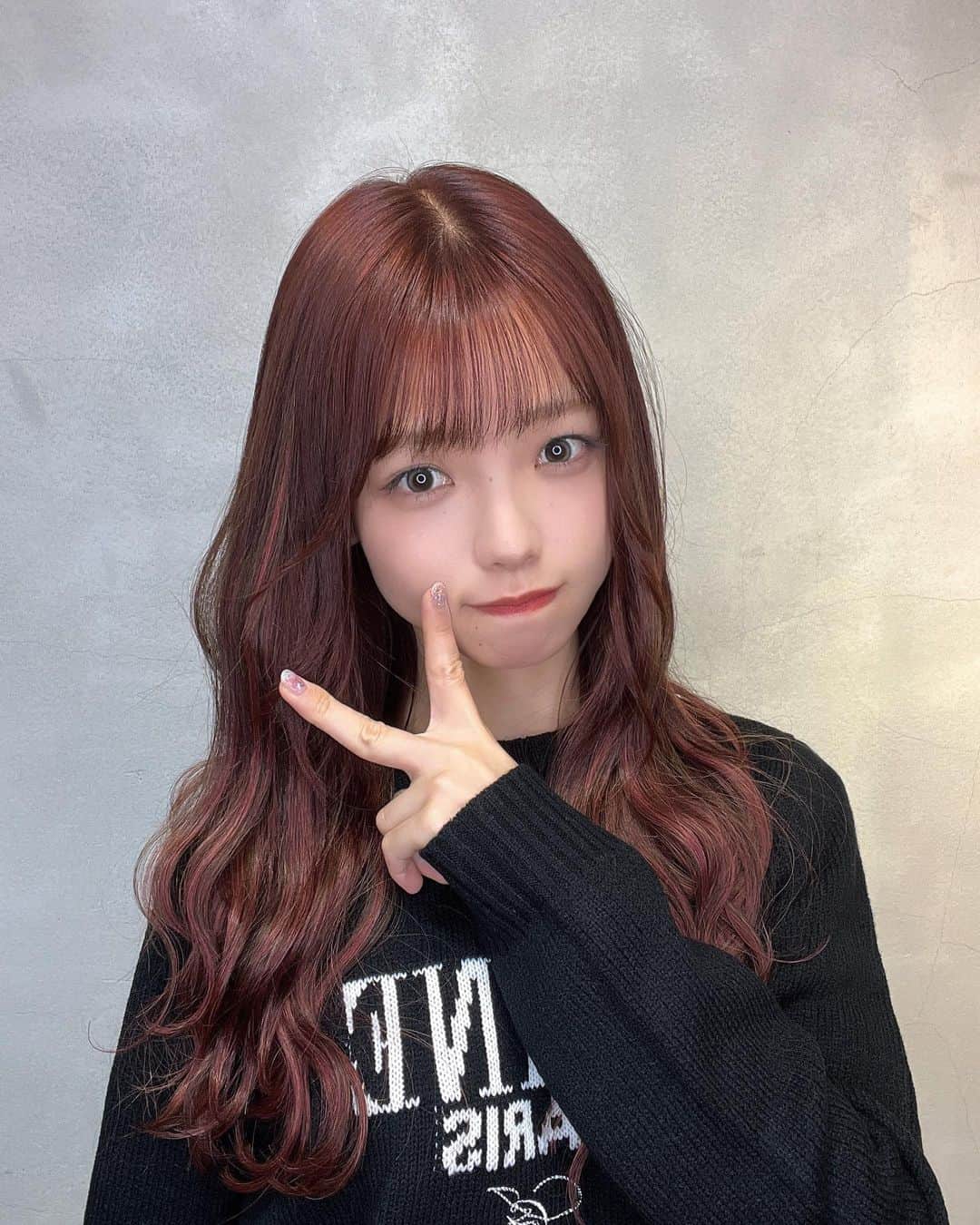 高橋彩音のインスタグラム：「エクステしました🍓 どですか」