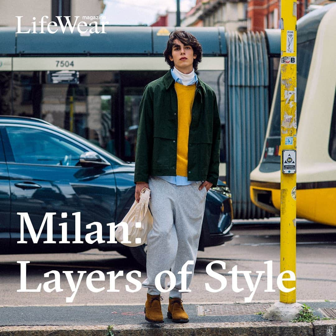 ユニクロのインスタグラム：「Classic autumn looks from Milan to incorporate into your wardrobe immediately! Introducing 13 Milan-inspired Uniqlo styles, shot in a beautiful historical landscape.   #LifeWearMagazine #UNIQLO #LifeWear  *The product availability differs among regions. Please check your regional account or website.」