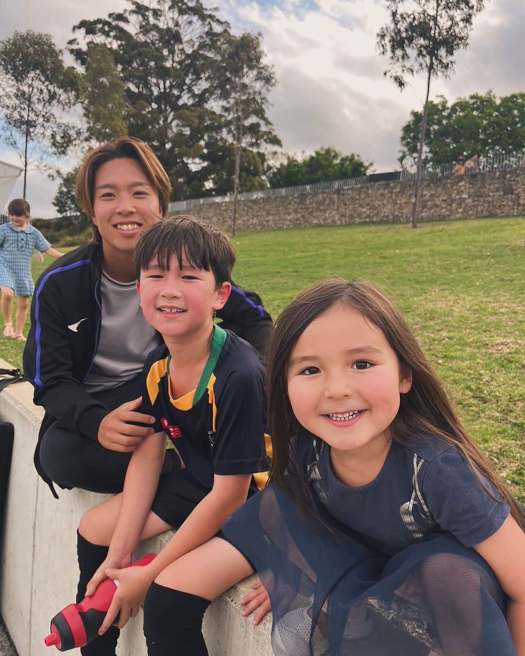 中村駿太のインスタグラム：「It was great Monday⚽️👦👧」