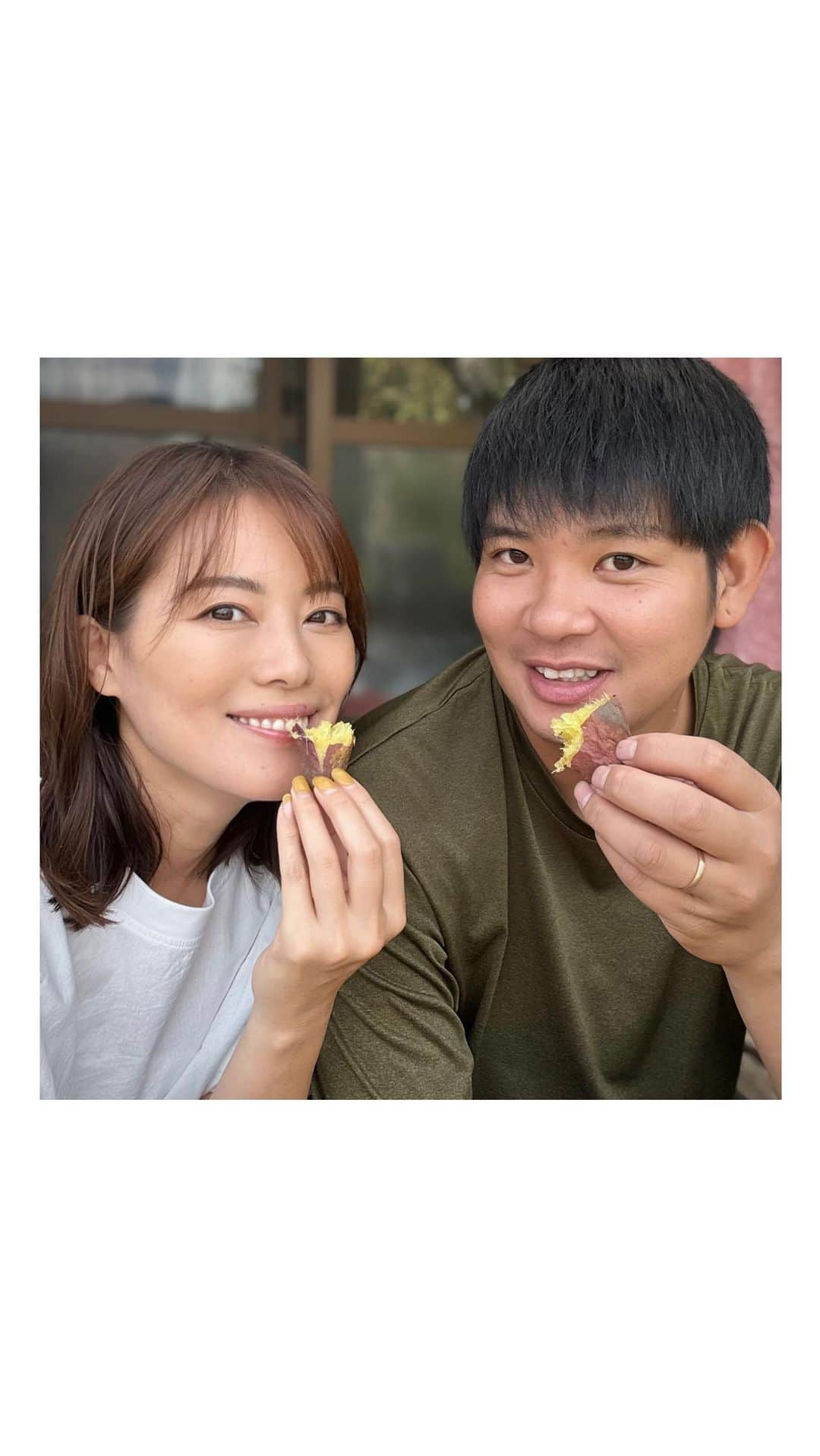 羽舞咲のインスタグラム：「🎗Baked sweet potatoes  ⁡ 夫婦野菜「紅はるか」が念願の焼き芋になりました🍠 ⁡ 愛情たっぷりのお芋 忘れられない喜びと美味しさです (*´-`*) ⁡ ⁡ ┅┅┅┅┅┅┅┅┅┅┅┅┅┅┅┅┅┅┅┅ ⁡ 🎧神宮前ラジオ 「羽舞咲のゆるゆるビューティ研究所」 （毎週水曜日オンエア） ⁡ 心を込めてお届けします♡ ⁡ @herbemi プロフィールリンクをチェック！！ ⁡ ┅┅┅┅┅┅┅┅┅┅┅┅┅┅┅┅┅┅┅┅ ⁡ #シンプルライフ #ライフシフト #スローライフ #ヘルシーライフ #セルフラブ #ナチュラルライフ #五島列島 #ウェルネスライフ #夫婦野菜 #焼き芋 #羽舞咲」