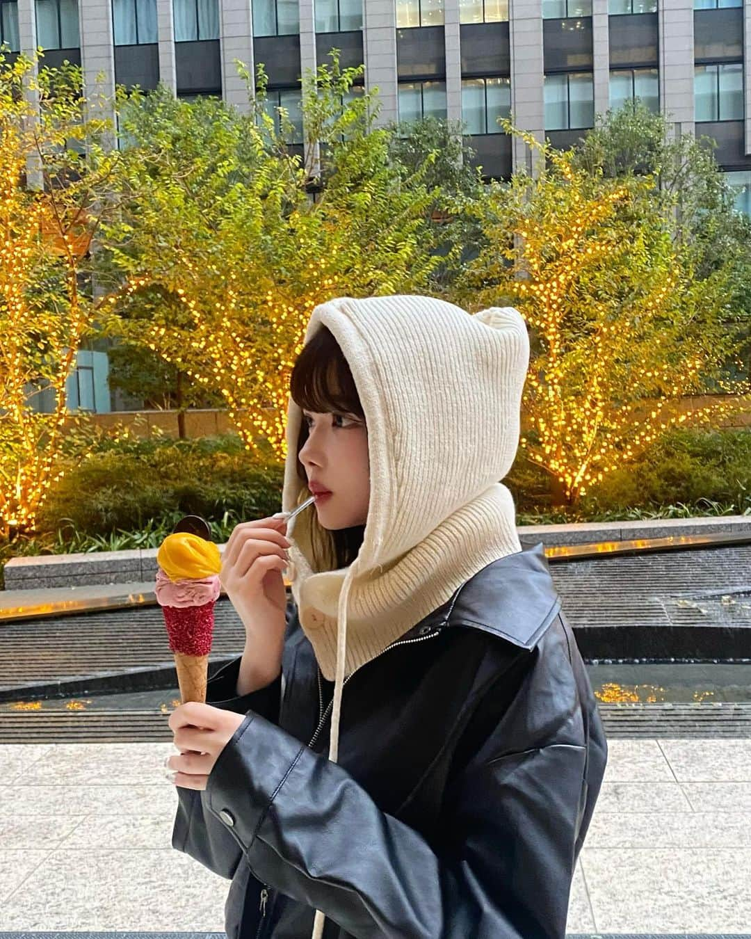 きぬさんのインスタグラム写真 - (きぬInstagram)「寒くてもおいしいよね🍨❄️」11月13日 18時16分 - 2_5_2555