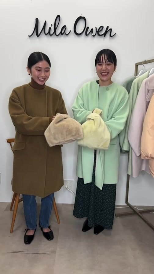 milaowen_officialのインスタグラム：「【11.13.mon アウターコレクションおすすめアイテム】 清水156cm 与那覇 154cm」